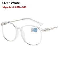 Load image into Gallery viewer, -1.0,-1.5~ -4.0Round Finished Myopia Spectacle  Eyeglasses Optical Men Women Student Eyewear Prescription AC Lens Glasses Frame