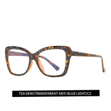 Load image into Gallery viewer, Anti-blue Light cateye Glasses Frames Women TR Frame Designer  Computer Glasses Optical Eyeglasses