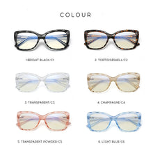 Load image into Gallery viewer, Anti-blue Light cateye Glasses Frames Women TR Frame Designer  Computer Glasses Optical Eyeglasses