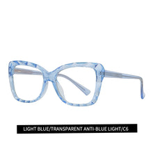 Load image into Gallery viewer, Anti-blue Light cateye Glasses Frames Women TR Frame Designer  Computer Glasses Optical Eyeglasses