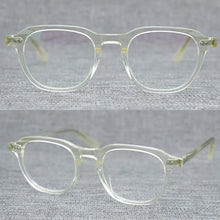 Load image into Gallery viewer, Acetate Square Glasses Frame Women Men Vintage Transparent Clear Glasses Optical Prescription Eyeglasses Frames Eyewear Oculos