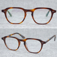 Load image into Gallery viewer, Acetate Square Glasses Frame Women Men Vintage Transparent Clear Glasses Optical Prescription Eyeglasses Frames Eyewear Oculos