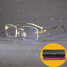 Load image into Gallery viewer, Cart Glasses Frame Titanium for Women and Men Eyewear on Reading Computer Prescription Eyeglasses Transparent Panther 5102336