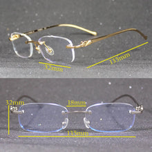 Load image into Gallery viewer, Cart Glasses Frame Titanium for Women and Men Eyewear on Reading Computer Prescription Eyeglasses Transparent Panther 5102336