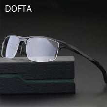 Load image into Gallery viewer, DOFTA Al-Mg Prescription Glasses Frame Men Alloy Frame Spectacle Eyeglasses Myopia Glasses Male Sports Goggles 5538