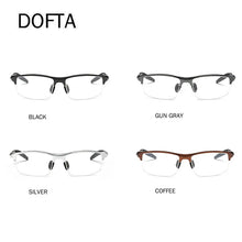 Load image into Gallery viewer, DOFTA Al-Mg Prescription Glasses Frame Men Alloy Frame Spectacle Eyeglasses Myopia Glasses Male Sports Goggles 5538