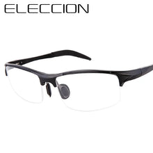 Carica l'immagine nel visualizzatore di Gallery, ELECCION Brand Prescription Men Glasses Frame Aluminium Magnesium Alloy Frame Spectacle Eyeglasses Myopia Glasses sports goggles