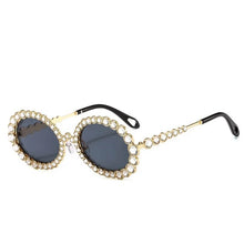 Load image into Gallery viewer, Women Shiny Rhinestones Clear Glasses Reading Eyeglasses Optical Glasses Frames Alloy Anti-blue Light Decorative Glasses