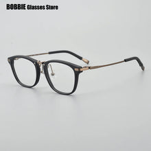 Load image into Gallery viewer, Handmade Glasses Frame Men Women Square Frames Optical Eyeglasses Ultra-light Myopia Prescription Spectacles Titanium Acetate