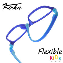 Load image into Gallery viewer, Kids Glasses Tr90 Silicon Eyeglass Frames Children Flexible Sports Children Glasses Blue Prescription Eyewear Frames Rubber