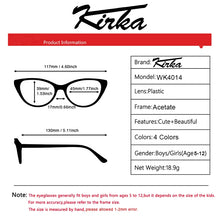 Load image into Gallery viewer, Kirka Child Eyeglasses Oval Acetate Kids 5-12 Years Eyewear Frame Computer Spectacles Frame Boys&Girls Glasses WK4014