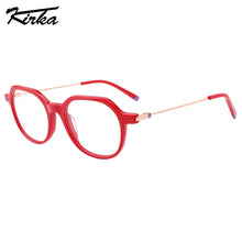 Load image into Gallery viewer, Kirka Child Eyeglasses Oval Acetate Kids 5-12 Years Eyewear Frame Computer Spectacles Frame Boys&Girls Glasses WK4014