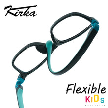 Load image into Gallery viewer, Kirka Kid Glasses Frame TR90 Flexible Spectacles Frame Optical Children Black Glasses Boys Girls Eyewear Sport Eyeglasses Myopia