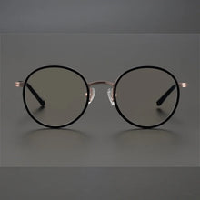Load image into Gallery viewer, Korean Brand Titanium Round Retro Lightweight Eyewear Men Alloy Prescription Glasses Frame Women Reading Eyeglasses Oculos De