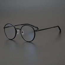 Load image into Gallery viewer, Korean Brand Titanium Round Retro Lightweight Eyewear Men Alloy Prescription Glasses Frame Women Reading Eyeglasses Oculos De