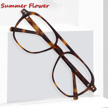 Load image into Gallery viewer, Men Acetate Optical Eyewear Top Quality Light Prescription Glasses Frame Eyeglasses Big Rim Circle Flat Top Male Gafas