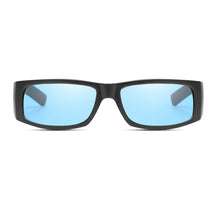 Load image into Gallery viewer, Mini Square TR Sport Colorful Lens Sun Glasses Polarized Mirror Sunglasses Custom Made Myopia Minus Prescription Lens -1 To -6