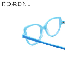 Load image into Gallery viewer, Myopia Optical Cat Eye Glasses Frame Kids Wholesale Bulk High Quality Eyeglasses Boys Girls Acetate Child Prescription Eyewear
