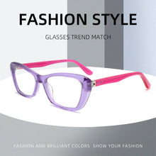 Load image into Gallery viewer, NONOR Optical Frame Acetate  Eyeglasses For Women Cat Eye Ocular Spectacle Buffalo Horn Glasses Tom Ford Frames