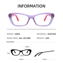 Load image into Gallery viewer, NONOR Optical Frame Acetate  Eyeglasses For Women Cat Eye Ocular Spectacle Buffalo Horn Glasses Tom Ford Frames