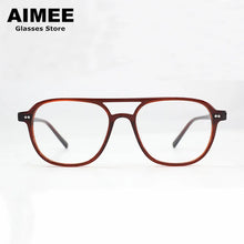 Load image into Gallery viewer, Pilot Style Acetate Optical Glasses frame Women Brand Designer Square Prescription Eyeglasses Male spectacles oculos de grau
