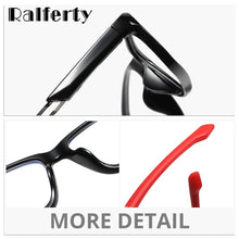 Load image into Gallery viewer, Ralferty   Sport Eyeglasses Men Women TR Rectangular Outdoor Basketball Glasses 0 Diopter Myopia Prescription Frame
