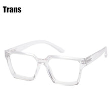 Load image into Gallery viewer, SOOLALA Square Glasses Frame Man Woman Spring Hinged Blue Light Blocking Optical Computer Eyeglasses Prescription Myopia Frame