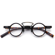 Load image into Gallery viewer, Small Size Round Acetate Optical Eyeglasses Men Myopia Prescription Glasses Women Japan Handmade Designer Glasses Frame Eyewear