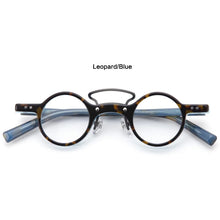 Load image into Gallery viewer, Small Size Round Acetate Optical Eyeglasses Men Myopia Prescription Glasses Women Japan Handmade Designer Glasses Frame Eyewear