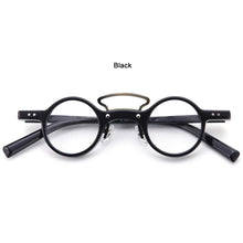 Load image into Gallery viewer, Small Size Round Acetate Optical Eyeglasses Men Myopia Prescription Glasses Women Japan Handmade Designer Glasses Frame Eyewear