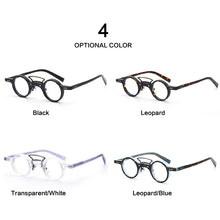 Load image into Gallery viewer, Small Size Round Acetate Optical Eyeglasses Men Myopia Prescription Glasses Women Japan Handmade Designer Glasses Frame Eyewear