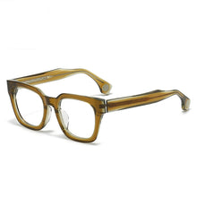 Load image into Gallery viewer, Square Thick Acetate Eyeglasses Frames Men  Optical Prescription Glasses Women Black Outdoor High Street Eyewear