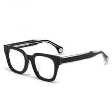Load image into Gallery viewer, Square Thick Acetate Eyeglasses Frames Men  Optical Prescription Glasses Women Black Outdoor High Street Eyewear