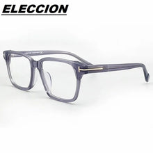 Load image into Gallery viewer, TOM Brand Vintage Acetate Optics Glasses Frame Women Men Myopia Frames Rectangle Eyewear Prescription Eyeglasses TF5661