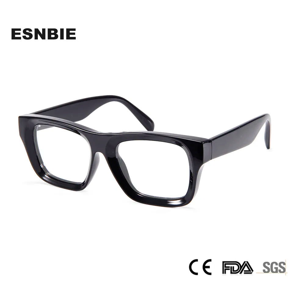 Trendy Oversized Square Eye Glasses For Men Tr90 Large Bold Frame Spectacles Women Myopia Prescription Glasses Oculos De Grau