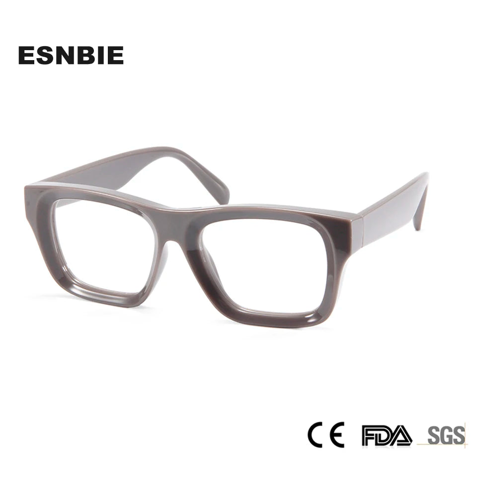 Trendy Oversized Square Eye Glasses For Men Tr90 Large Bold Frame Spectacles Women Myopia Prescription Glasses Oculos De Grau