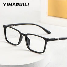 Load image into Gallery viewer, YIMARUILI  Square Eyeglasses Women Ultra-light TR90 Transparent Flexible Optical Prescription Glasses Frame Men 06-62006