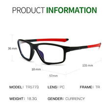 Load image into Gallery viewer, YIMARUILI Ultra Light  Cycling Eyewear Flexible TR90 Safety Optical Prescription Sport Glasses Frame Men And Women TR5773