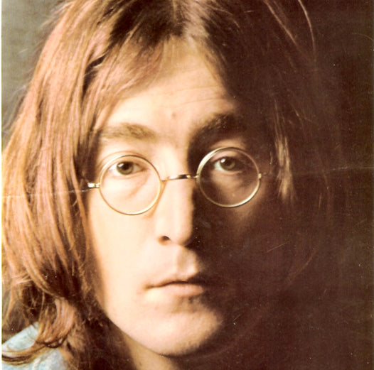 Vintage Small Round 38mm Spring Hinges John Lennon Metal Eyeglass Frames Full Rim Myopia Rx Able Glasses