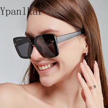 Load image into Gallery viewer, 2023 Gradient Oversized Sunglasses for Women  Brand Designer Square Sun Glasses Ladies Big Frame Eyewear UV400