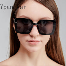 Load image into Gallery viewer, 2023 Gradient Oversized Sunglasses for Women  Brand Designer Square Sun Glasses Ladies Big Frame Eyewear UV400