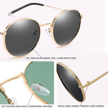 Load image into Gallery viewer, 2023 arrived Female Sunglasses  Brand Design Oversized Round Pink Women shades Polarized Glasses Ladies Oculos De Sol