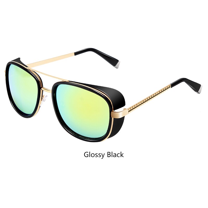 2023fashionKIJO Iron Man 3 Matsuda TONY stark Occhiali da sole Uomo Rossi Rivestimento retro Vintage Designer Occhiali da sole Oculos Masculino