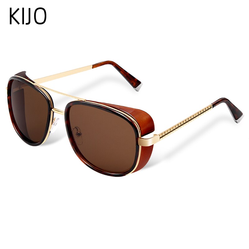 2023fashionKIJO Iron Man 3 Matsuda TONY stark Occhiali da sole Uomo Rossi Rivestimento retro Vintage Designer Occhiali da sole Oculos Masculino