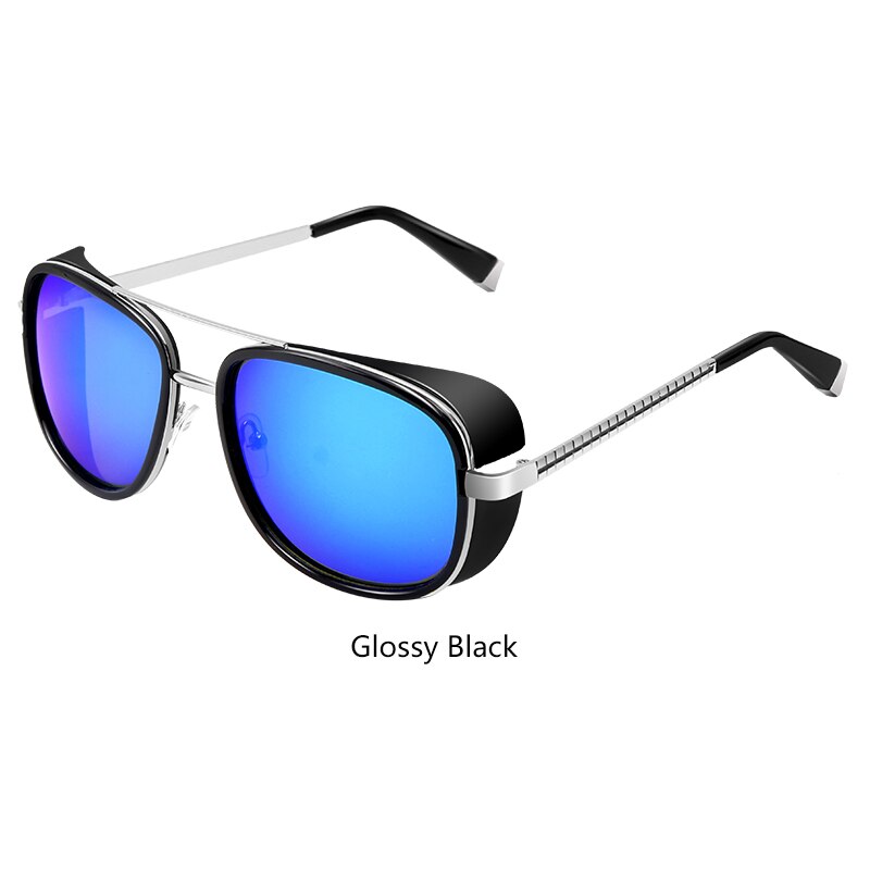 2023fashionKIJO Iron Man 3 Matsuda TONY stark Occhiali da sole Uomo Rossi Rivestimento retro Vintage Designer Occhiali da sole Oculos Masculino