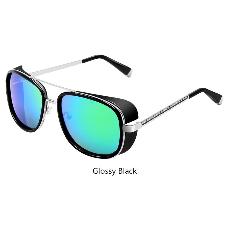 2023fashionKIJO Iron Man 3 Matsuda TONY stark Occhiali da sole Uomo Rossi Rivestimento retro Vintage Designer Occhiali da sole Oculos Masculino