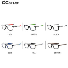 Load image into Gallery viewer, 47547 Square Anti Blue Light Sport Glasses Frames Aluminum Magnesium Leg Men Women TR90 Computer Eyeglasses