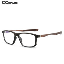Load image into Gallery viewer, 47547 Square Anti Blue Light Sport Glasses Frames Aluminum Magnesium Leg Men Women TR90 Computer Eyeglasses