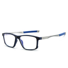 Load image into Gallery viewer, 47547 Square Anti Blue Light Sport Glasses Frames Aluminum Magnesium Leg Men Women TR90 Computer Eyeglasses