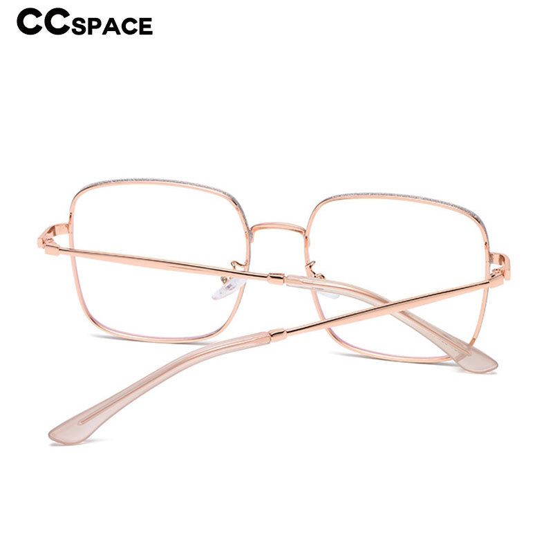49206 Square Metal Glasses Frames Men Women Optical Computer Glasses